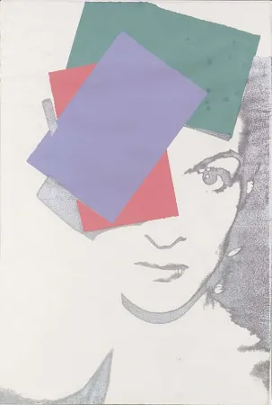 Zeefdruk Warhol - Paloma Picasso 