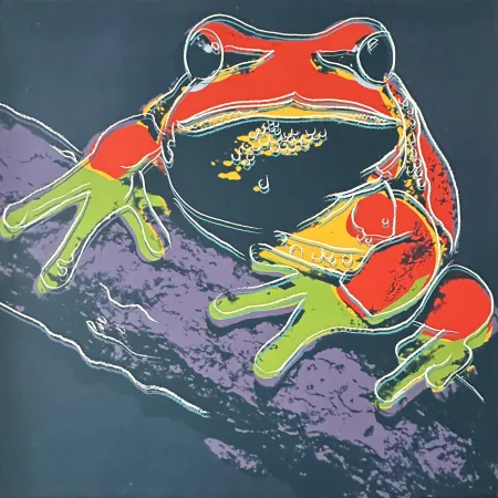 Zeefdruk Warhol - Pine Barrens Tree Frog (FS II.294)