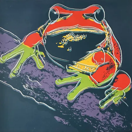 Zeefdruk Warhol - Pine Barrens Tree Frog (FS II.294)