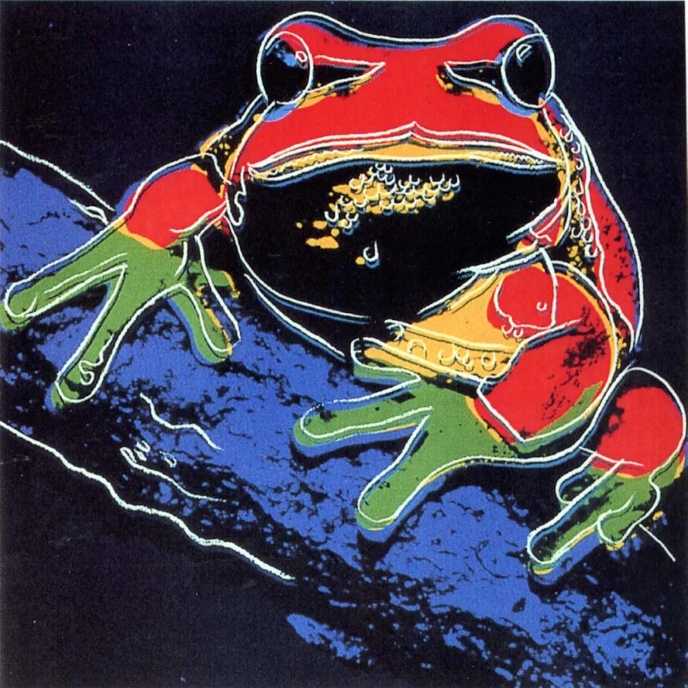 Zeefdruk Warhol - Pine Barrens Tree Frog (FS II.294)
