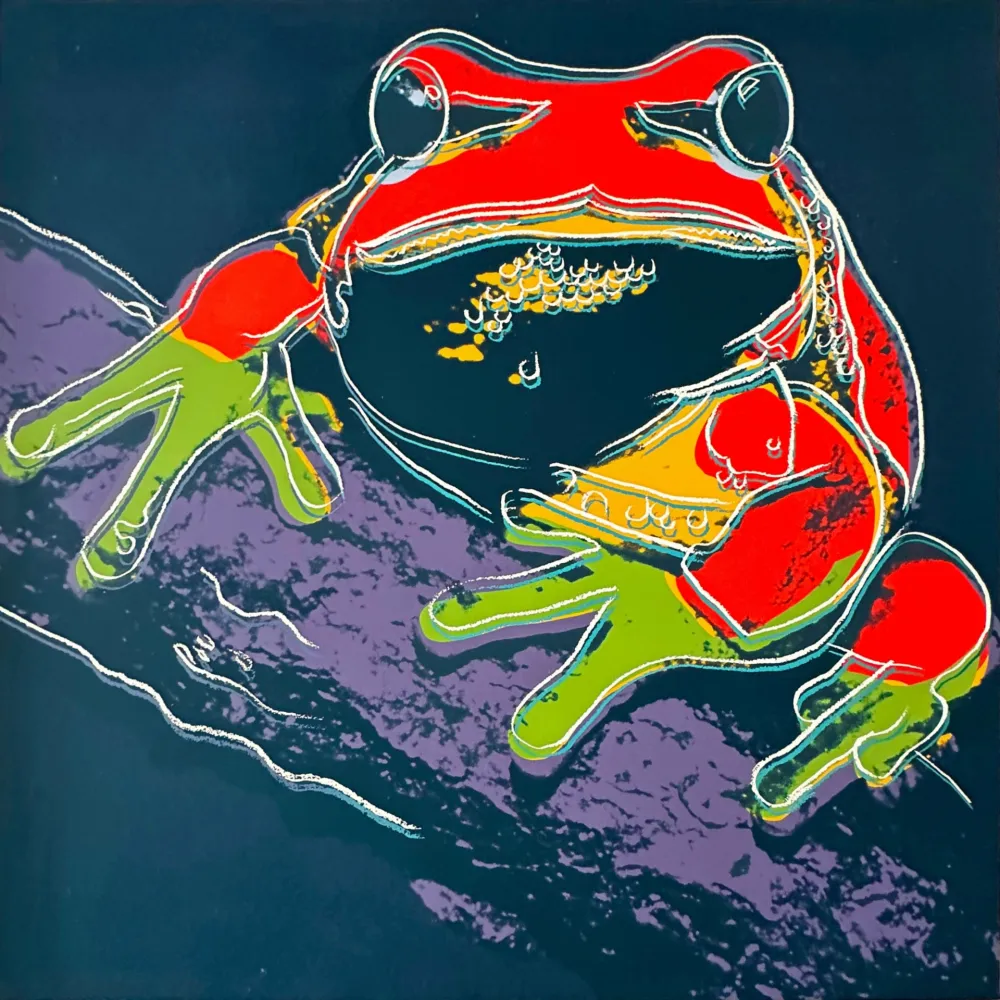Zeefdruk Warhol - Pine Barrens Tree Frog (FS II.294)