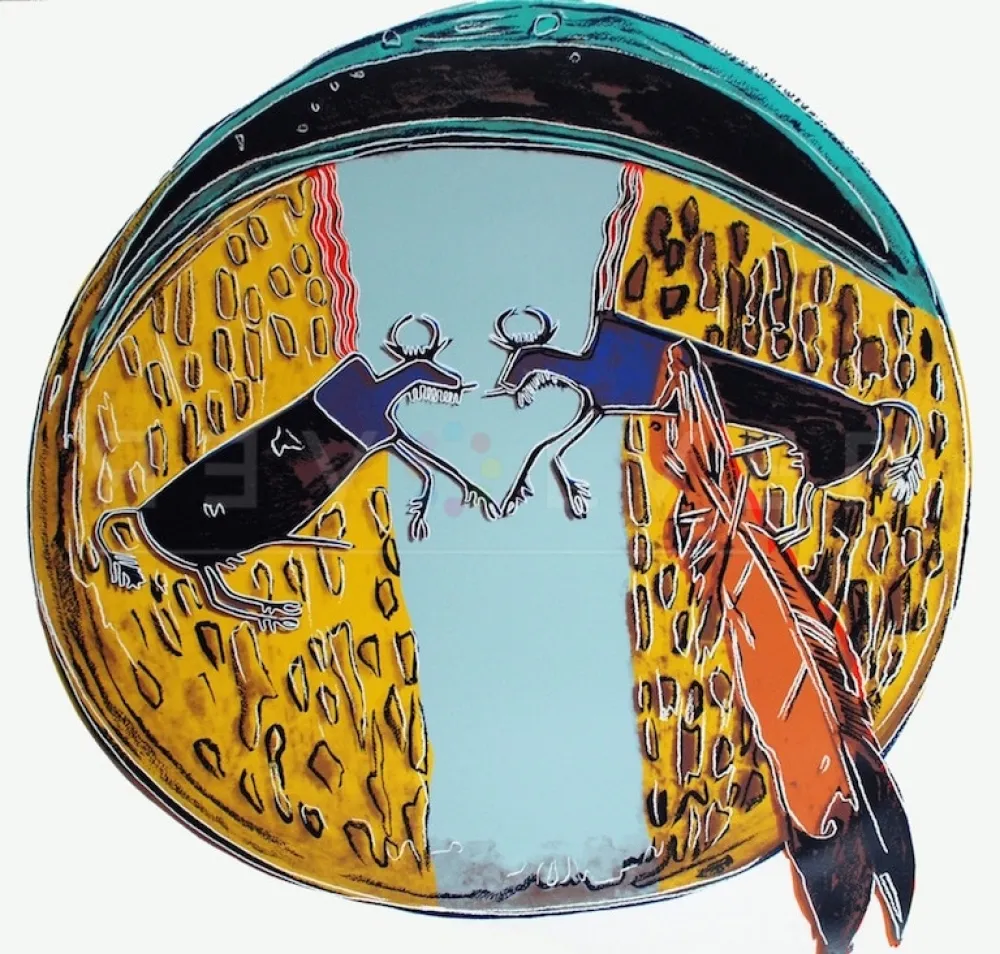 Zeefdruk Warhol - Plains Indian Shield (FS II.383)