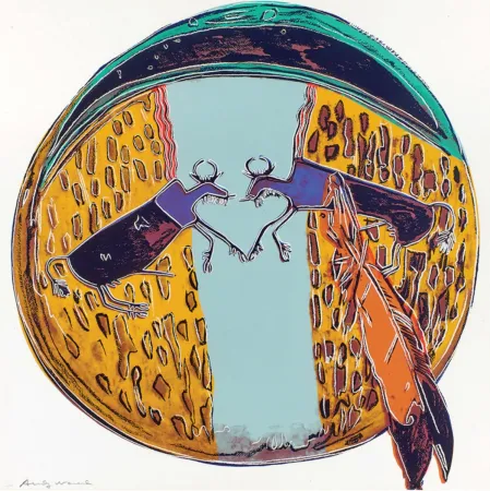 Zeefdruk Warhol - Plains Indian Shield (FS II.383)