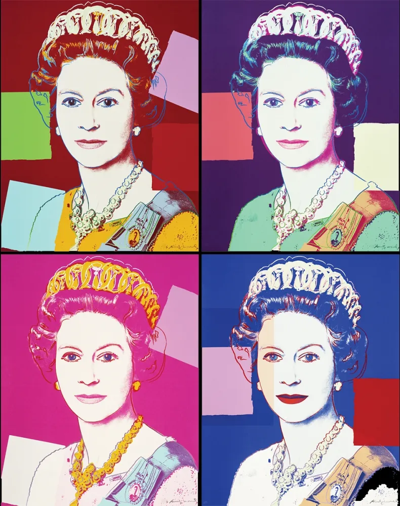 Zeefdruk Warhol - Queen Elizabeth II Of The United Kingdom Complete Portfolio (Reigning Queens)