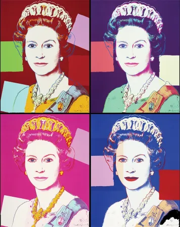 Zeefdruk Warhol - Queen Elizabeth II Of The United Kingdom Complete Portfolio (Reigning Queens)