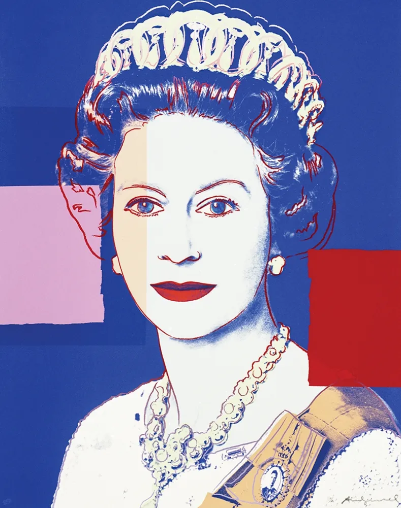 Zeefdruk Warhol - Queen Elizabeth II of the United Kingdom (FS II.335)