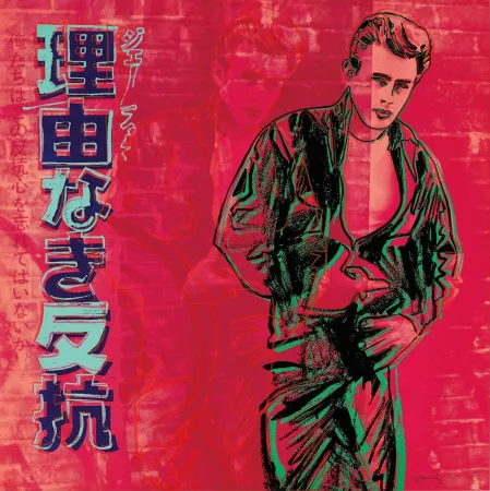 Zeefdruk Warhol - Rebel Without A Cause (James Dean) (F. & S. II.355)