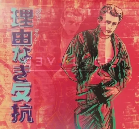 Zeefdruk Warhol - Rebel Without A Cause (James Dean) (FS II.355)