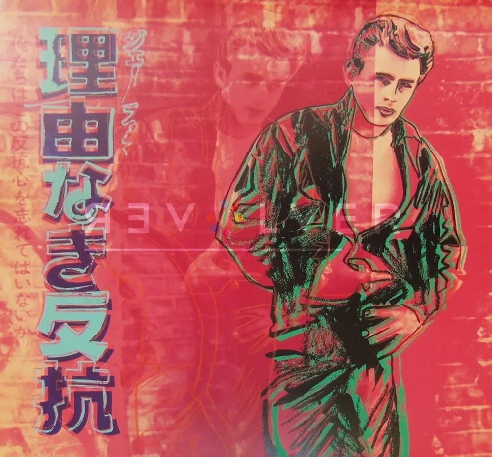 Zeefdruk Warhol - Rebel Without a Cause (James Dean) (FS II.355)