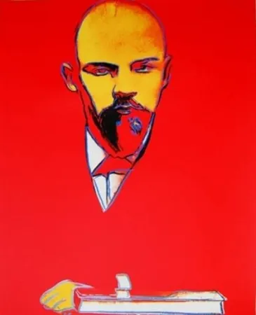 Zeefdruk Warhol - Red Lenin (II.403)