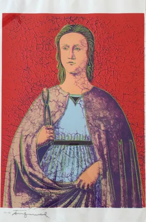 Zeefdruk Warhol - Saint Apollonia