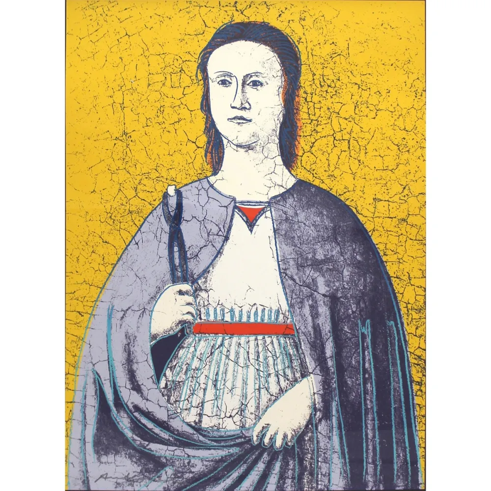 Zeefdruk Warhol - Saint  Apollonia 333
