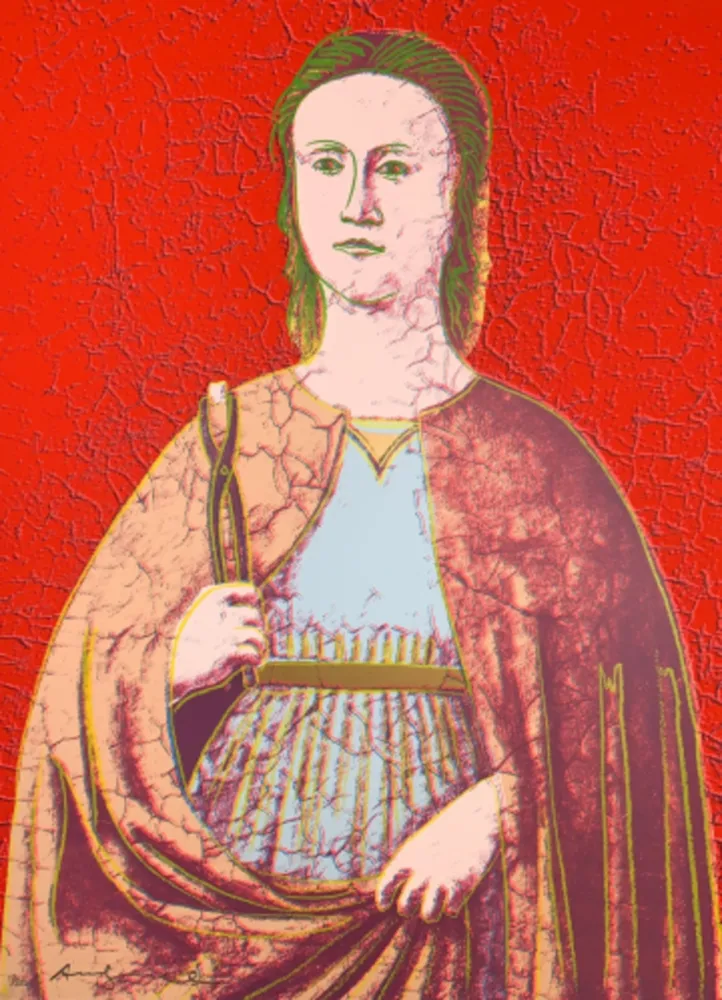 Zeefdruk Warhol - Saint Apollonia (F. & S. II.330)