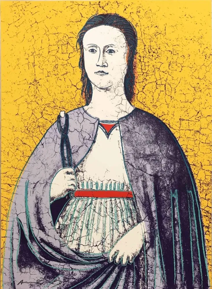 Zeefdruk Warhol - Saint Apollonia, II.333