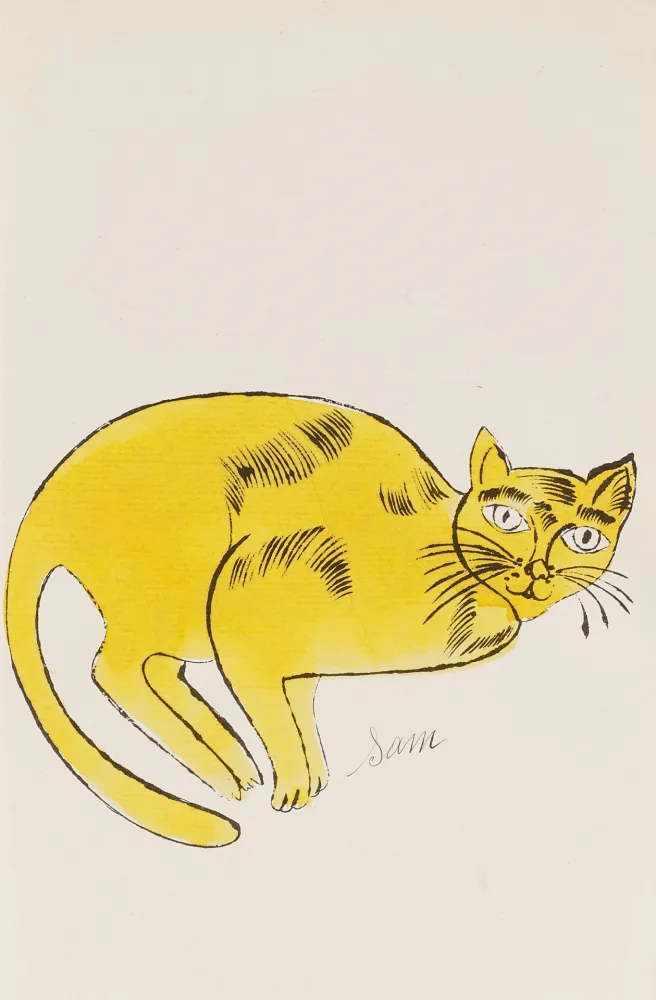 Lithografie Warhol - Sam (From 25 Cats named Sam and one blue Pussy, FS IV. 67A.)