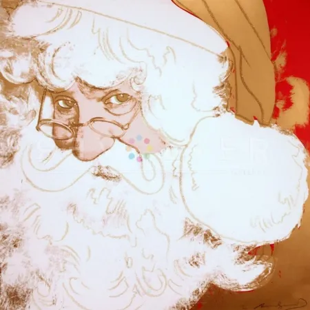 Zeefdruk Warhol - Santa Claus (FS II.266)