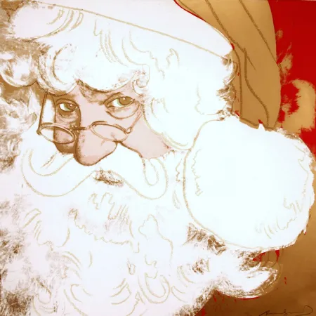 Zeefdruk Warhol - Santa Claus (FS II.266)