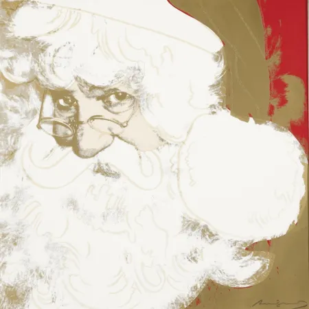 Zeefdruk Warhol - Santa Claus (FS II.266)