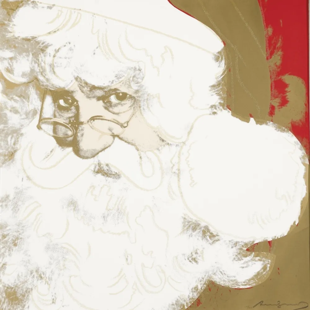 Zeefdruk Warhol - Santa Claus (FS II.266)
