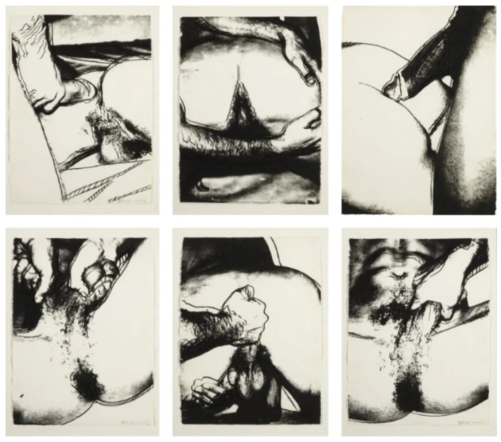 Zeefdruk Warhol - Sex Parts Complete Portfolio 