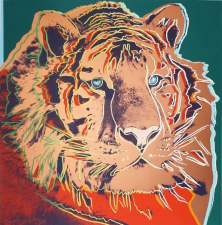 Zeefdruk Warhol - Siberian Tiger (FS II.297)
