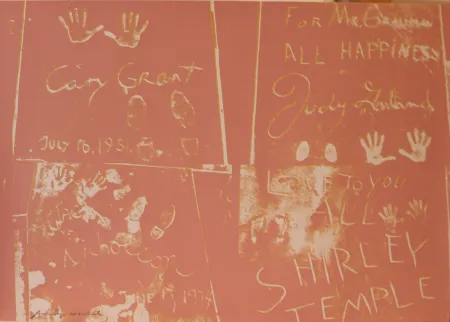 Zeefdruk Warhol - Sidewalk (FS II. 304)