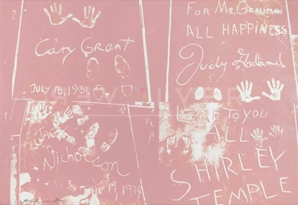 Zeefdruk Warhol - Sidewalk (FS II.304) 