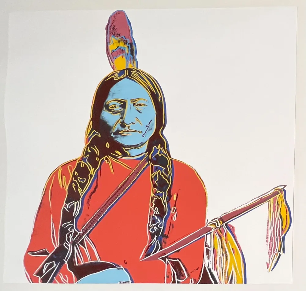 Zeefdruk Warhol - Sitting Bull (FS IIA.70)