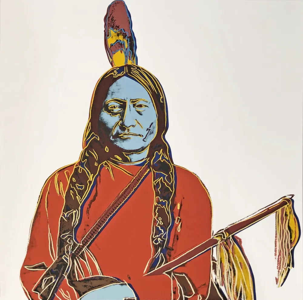 Zeefdruk Warhol - Sitting Bull (FS IIA.70)