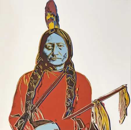 Zeefdruk Warhol - Sitting Bull (FS IIA.70)