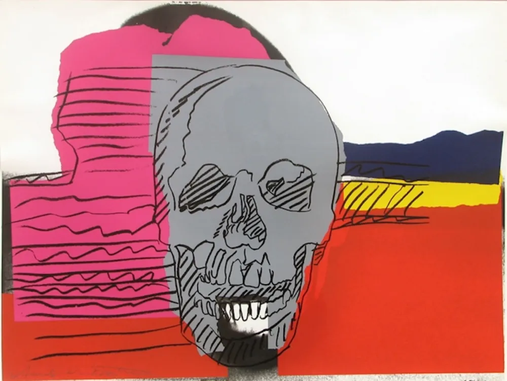 Zeefdruk Warhol - Skull (FS II.159)