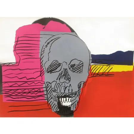 Zeefdruk Warhol - Skull (FS II.159)