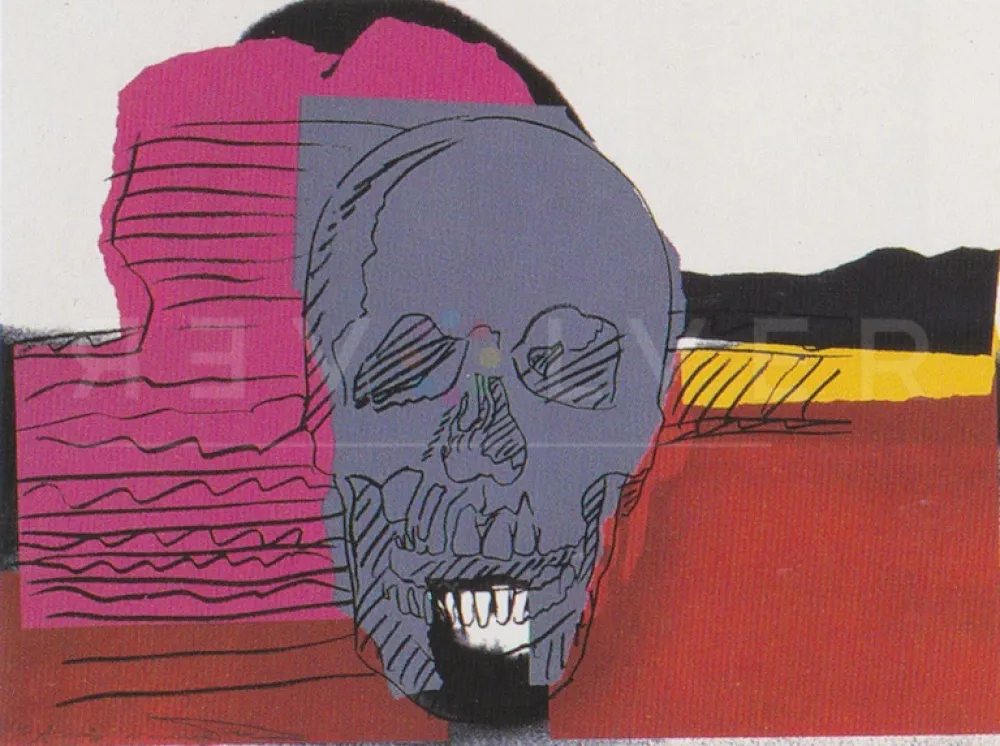 Zeefdruk Warhol - Skull (FS II.159)