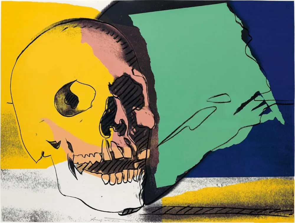 Zeefdruk Warhol - Skulls (FS II.158)