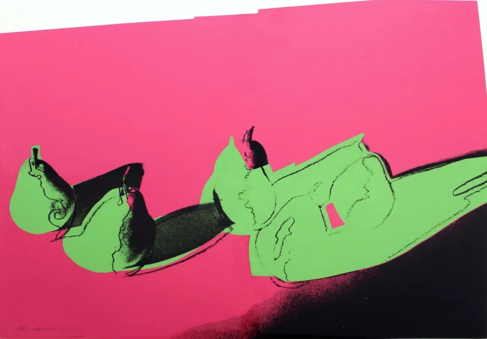 Zeefdruk Warhol - Space Fruit: Pears (FS II.203)