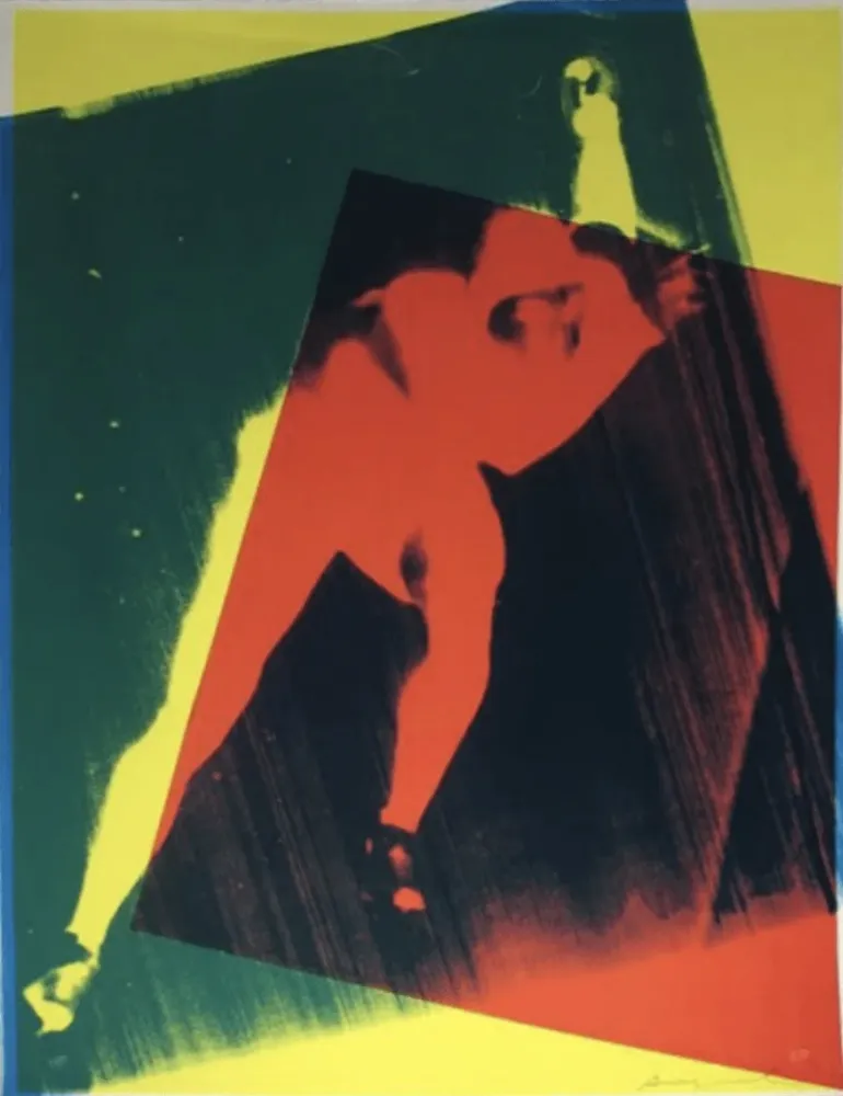 Zeefdruk Warhol - Speed Skater 3 (from Art and Sports Portfolio)