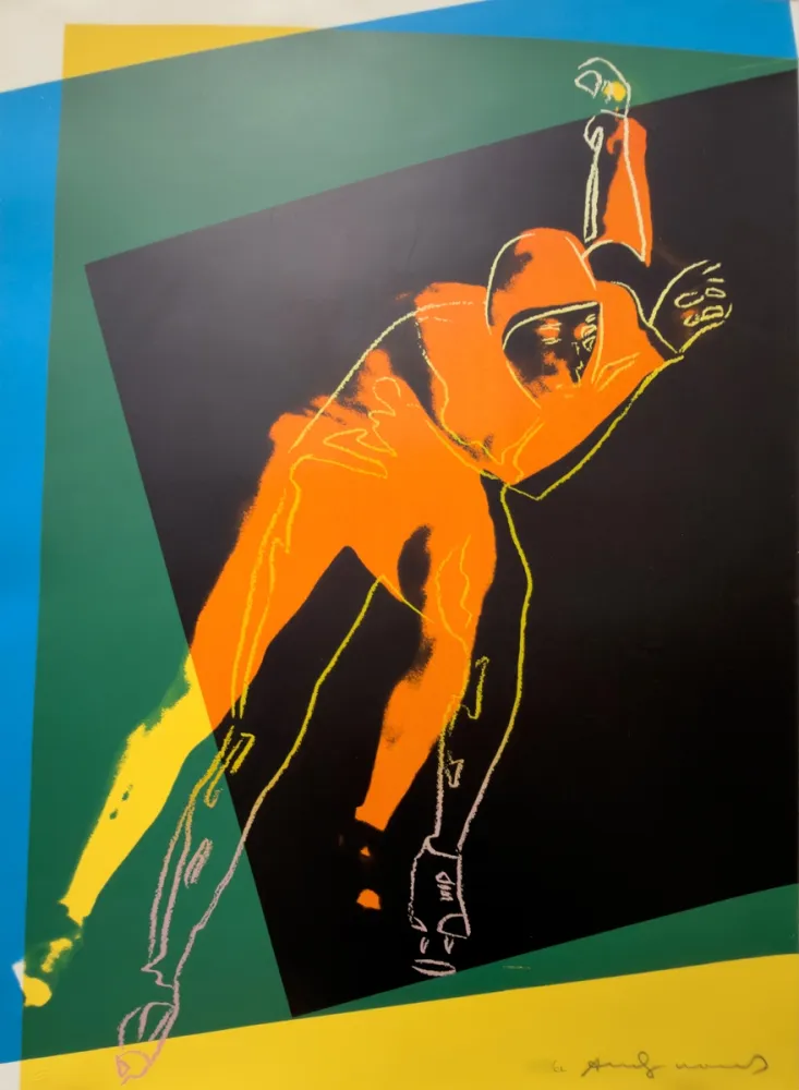 Zeefdruk Warhol - Speed Skater (FS II.303)