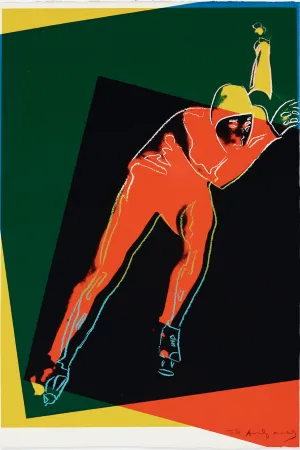 Zeefdruk Warhol - Speed Skater (FS II.303) Trial Proof