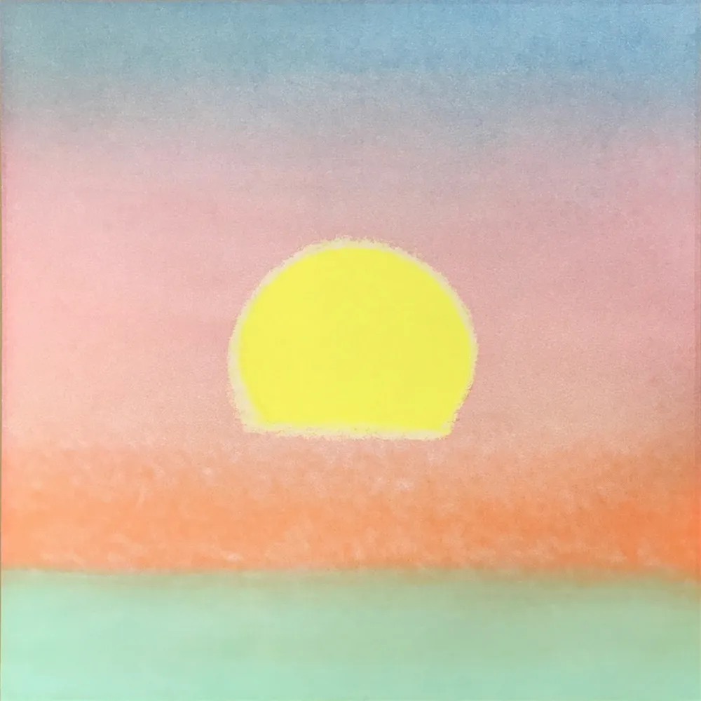 Zeefdruk Warhol - Sunset (FS II.85) (Unique