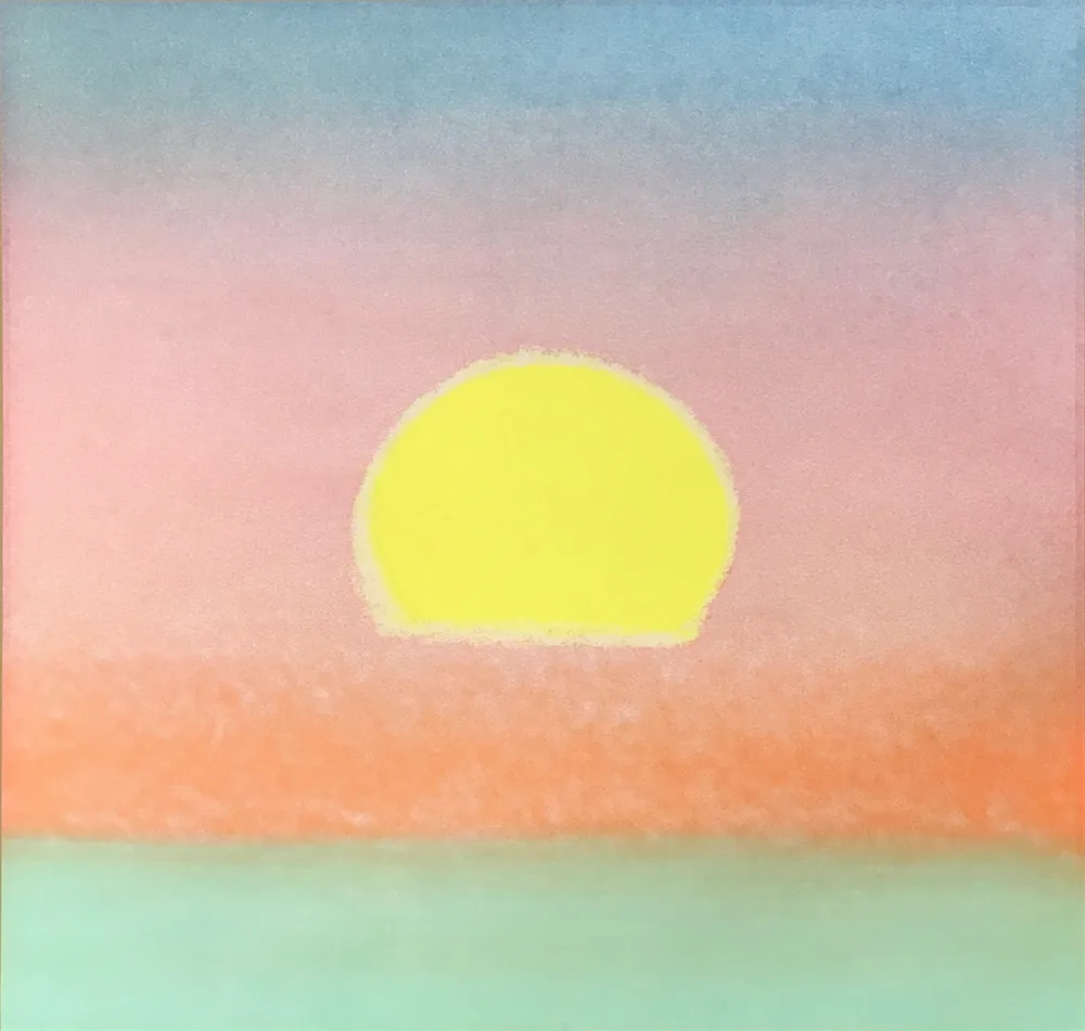 Zeefdruk Warhol - Sunset (FS II.85) (Unique)