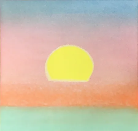 Zeefdruk Warhol - Sunset (FS II.85) (Unique)