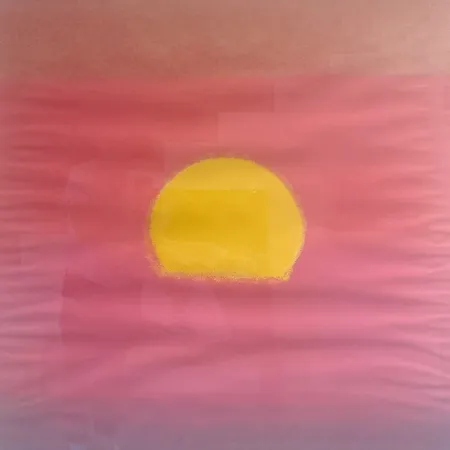 Zeefdruk Warhol - Sunset (Purple/Pink/Yellow)