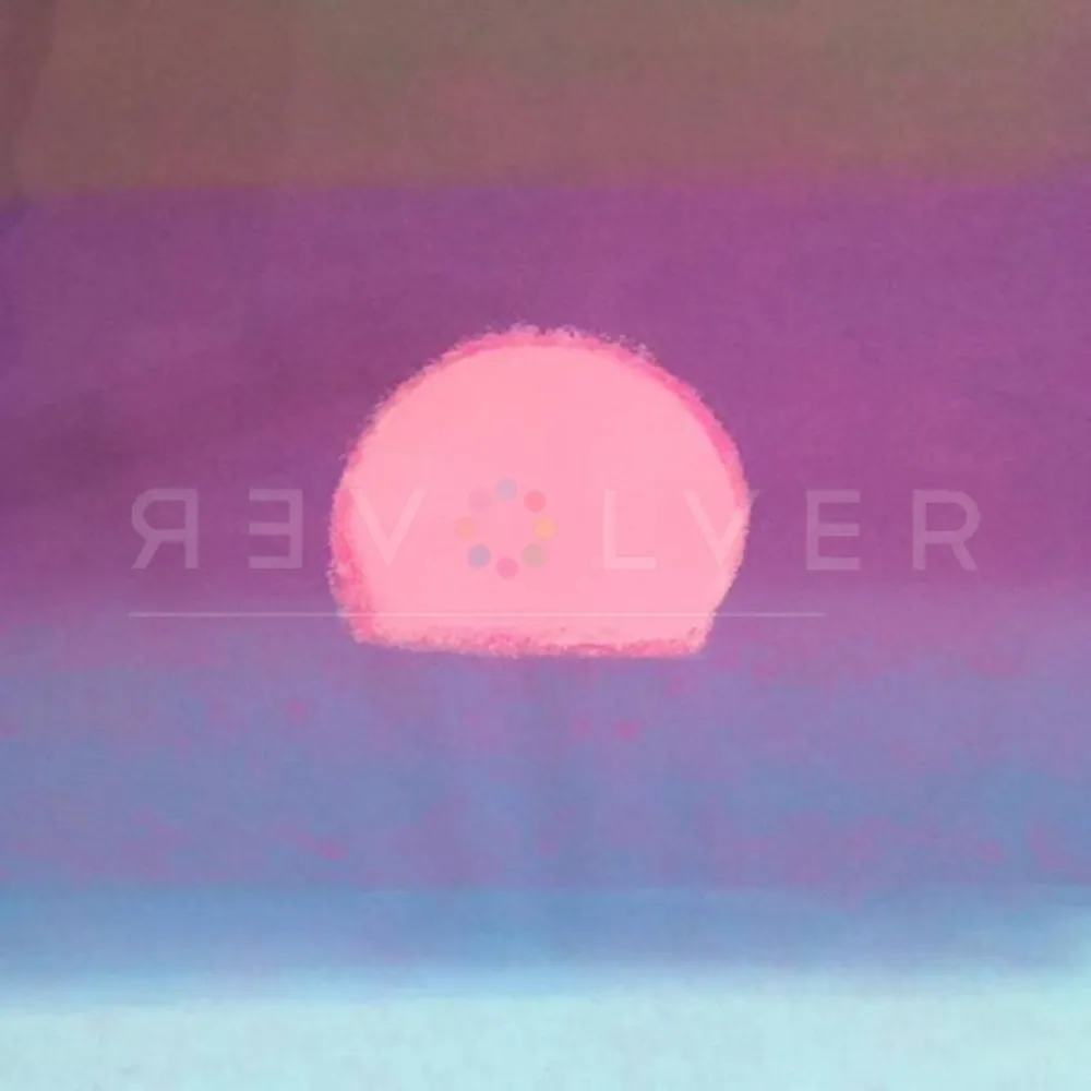 Zeefdruk Warhol - Sunset (Unique) (Purple/ Blue)