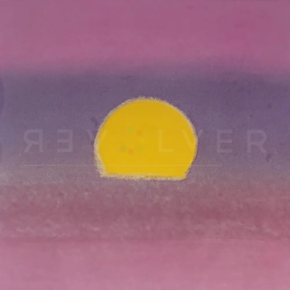 Zeefdruk Warhol - Sunset (Unique) (Purple/ Pink)