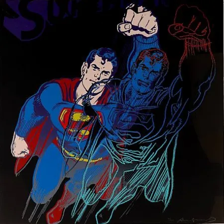 Zeefdruk Warhol - Superman (II.260) From Myths portfolio