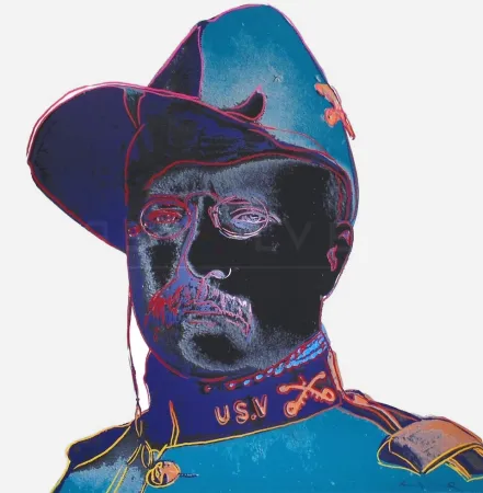 Zeefdruk Warhol - Teddy Roosevelt (FS II.386)
