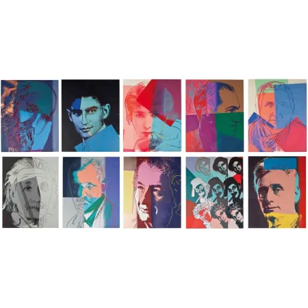 Zeefdruk Warhol - Ten Portraits of Jews of the Twentieth Century Trial Proof (Full Suite)