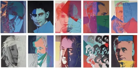 Zeefdruk Warhol - Ten Portraits of Jews of the Twentieth Century Trial Proof (Full Suite)