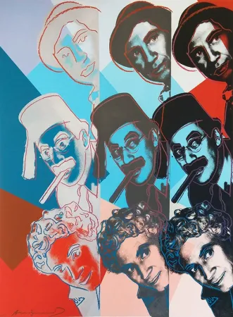 Zeefdruk Warhol - THE MARX BROTHERS FS II.232