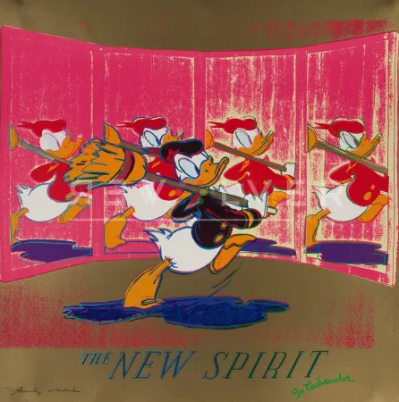 Zeefdruk Warhol - The New Spirit (Donald Duck) (FS II.357)
